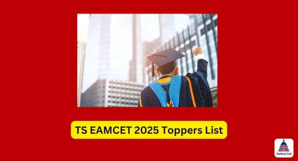 TS EAMCET 2025 Toppers List: Palla Bharath Chandra Tops exam 1 TS EAMCET 2025 Toppers List